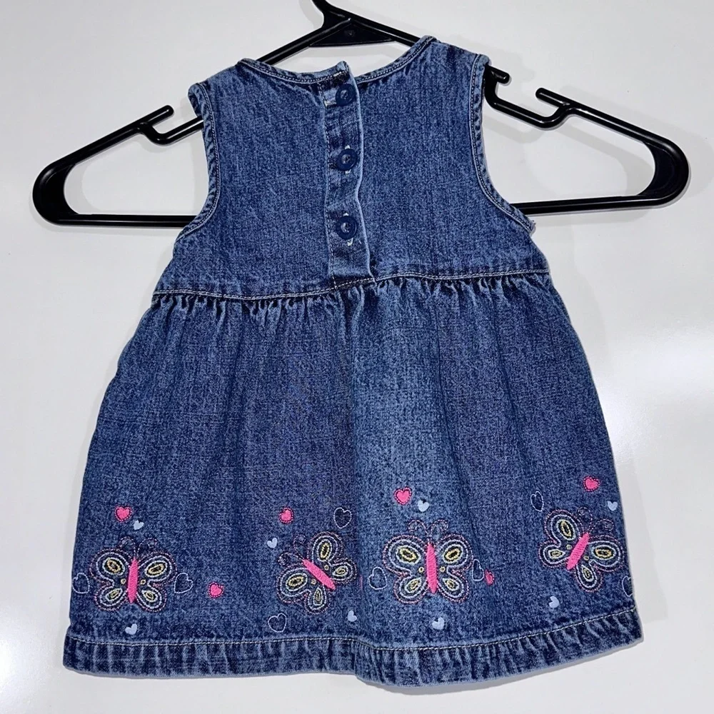 Oshkosh B’gosh Denim Embroidered Dress